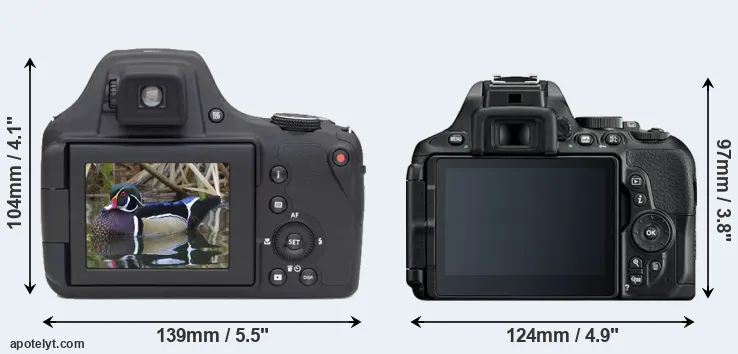Comparison AZ901 or D5600 rear
