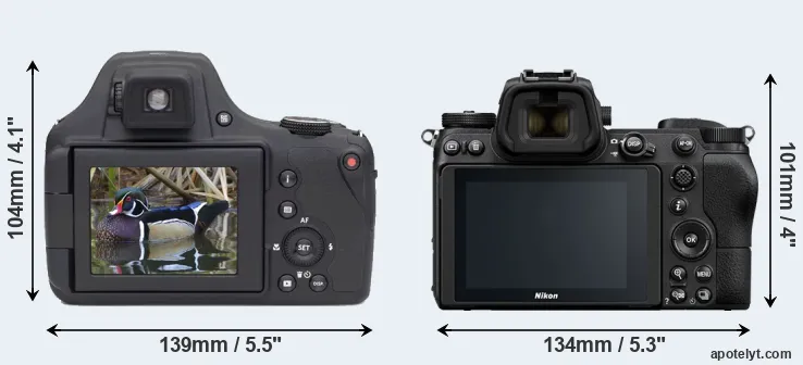 Comparison AZ901 or Z7 rear