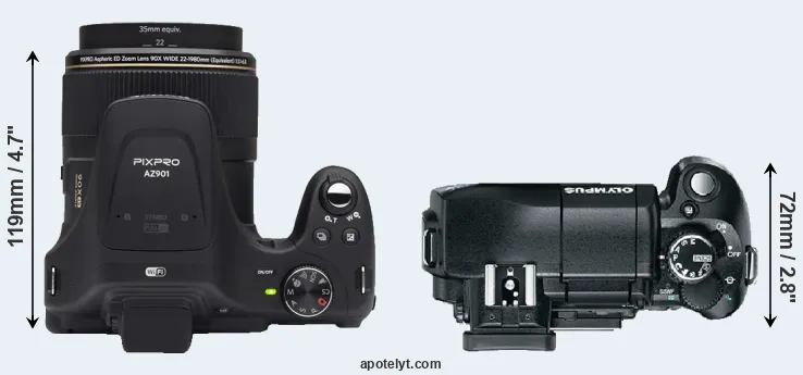 Compare AZ901 versus E-330 top