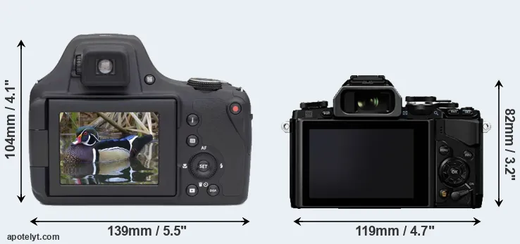 Comparison AZ901 or E-M10 rear