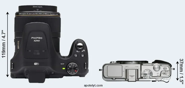 Compare AZ901 versus E-P5 top