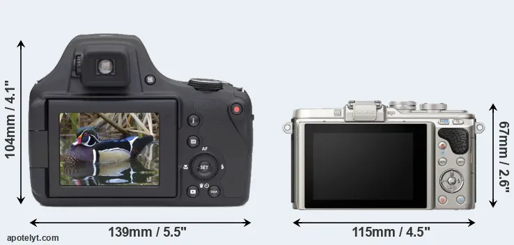 Comparison AZ901 or E-PL8 rear