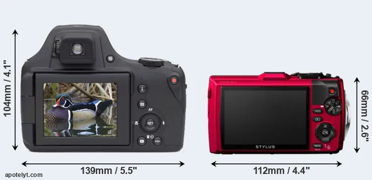 Comparison AZ901 or TG-4 rear