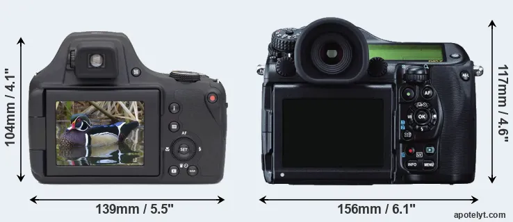 Comparison AZ901 or 645Z rear