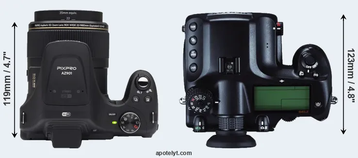 Compare AZ901 versus 645Z top