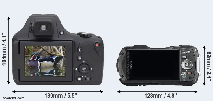 Comparison AZ901 or WG-60 rear