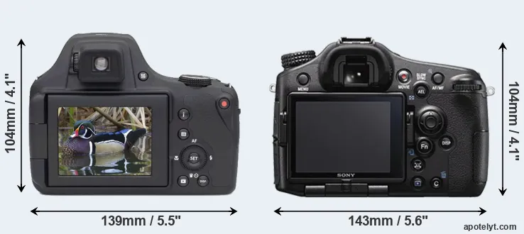 Comparison AZ901 or A77 II rear