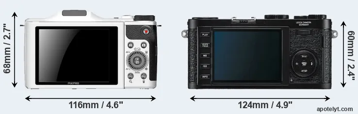 Comparison S-1 or X1 rear