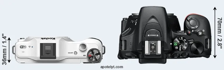 Compare S-1 versus D5600 top