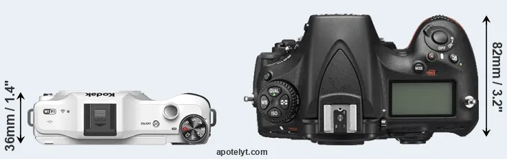 Compare S-1 versus D810 top