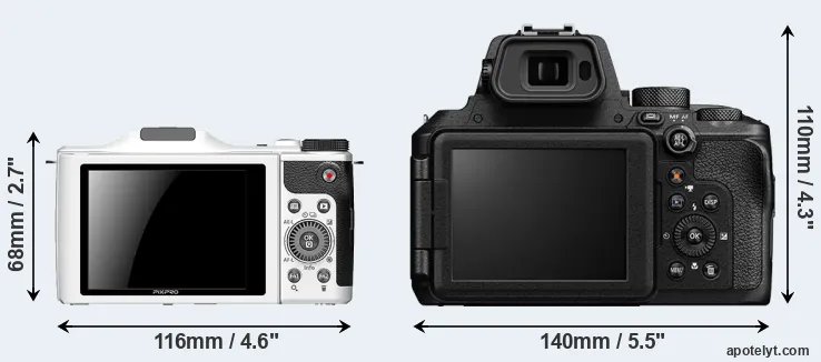 Comparison S-1 or P950 rear
