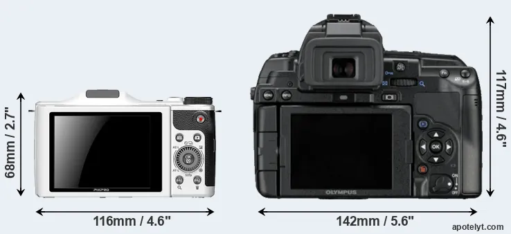 Comparison S-1 or E-5 rear
