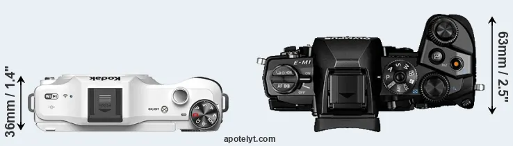 Compare S-1 versus E-M1 top