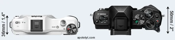 Compare S-1 versus E-M10 III top
