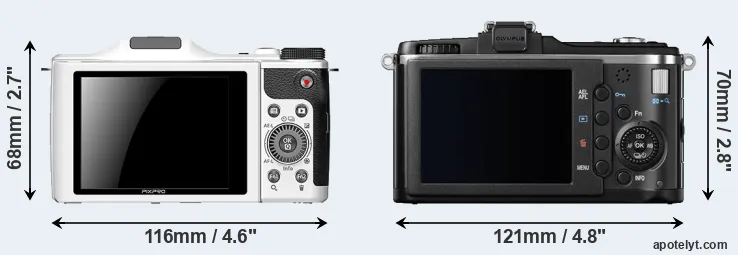 Comparison S-1 or E-P2 rear