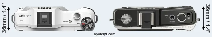Compare S-1 versus E-P2 top