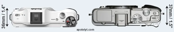 Compare S-1 versus E-P5 top