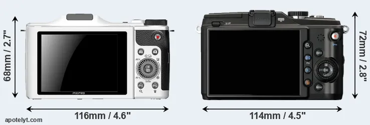 Comparison S-1 or E-PL2 rear