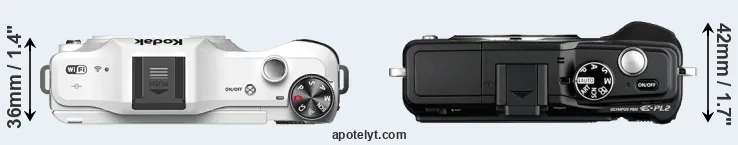 Compare S-1 versus E-PL2 top