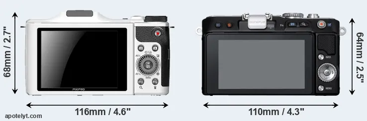 Comparison S-1 or E-PL3 rear