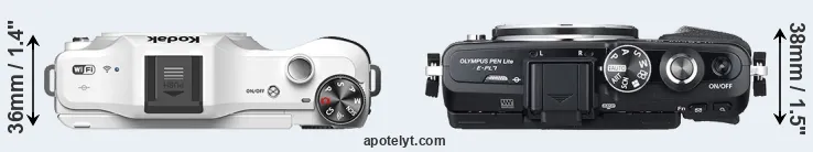 Compare S-1 versus E-PL7 top