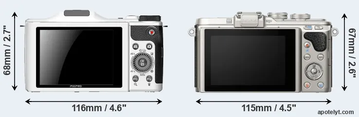 Comparison S-1 or E-PL8 rear