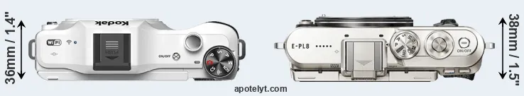 Compare S-1 versus E-PL8 top