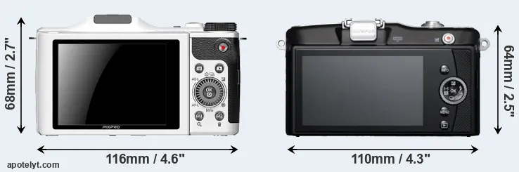 Comparison S-1 or E-PM1 rear