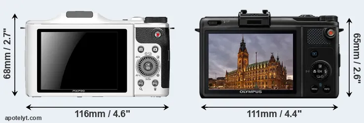 Comparison S-1 or XZ-1 rear