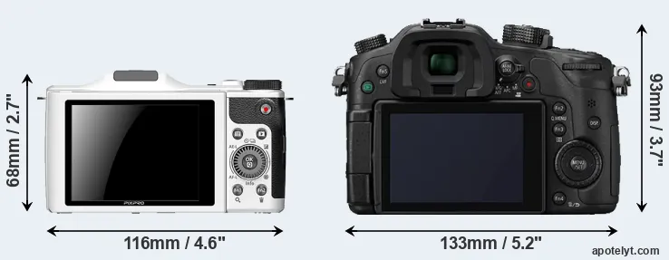 Comparison S-1 or GH4 rear