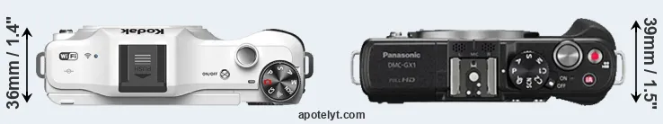 Compare S-1 versus GX1 top