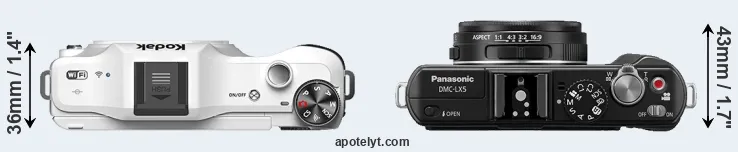 Compare S-1 versus LX5 top