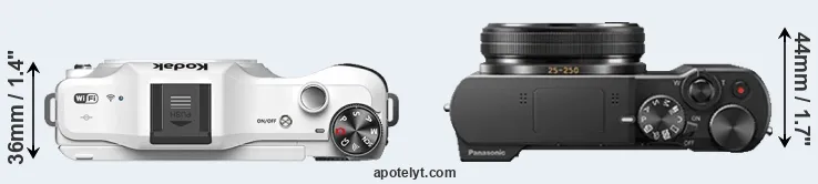 Compare S-1 versus TZ100 top