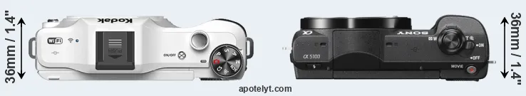 Compare S-1 versus A5100 top