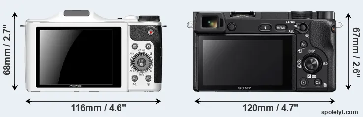 Comparison S-1 or A6300 rear
