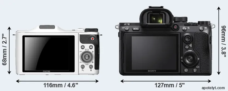 Comparison S-1 or A7 III rear