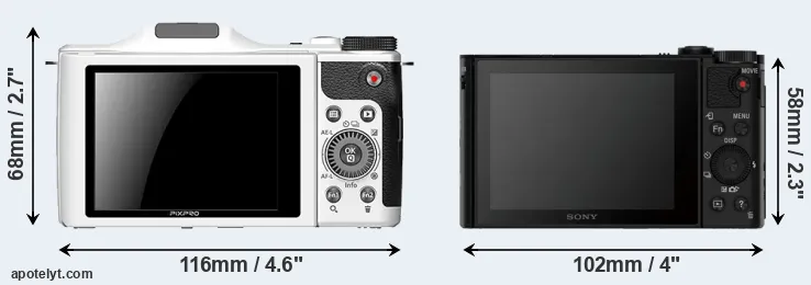 Comparison S-1 or HX90V rear