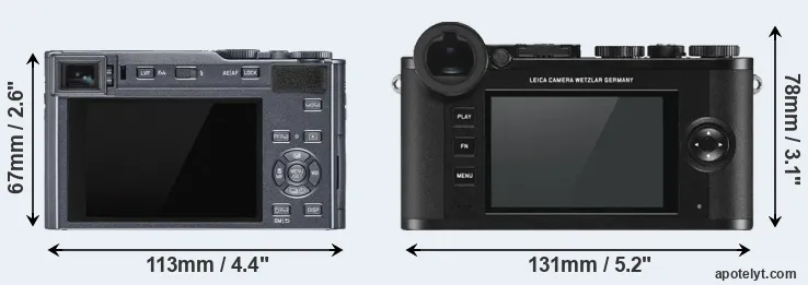 Comparison C-LUX or CL rear