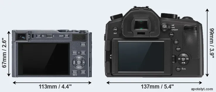 Comparison C-LUX or V-LUX Typ 114 rear