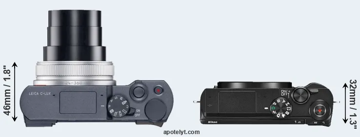 Compare C-LUX versus J5 top