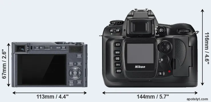 Comparison C-LUX or D100 rear