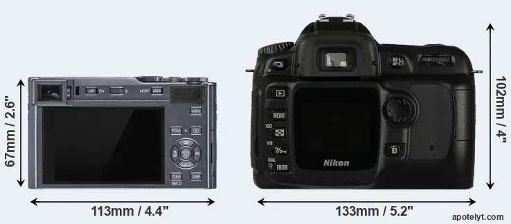 Comparison C-LUX or D50 rear