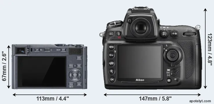 Comparison C-LUX or D700 rear