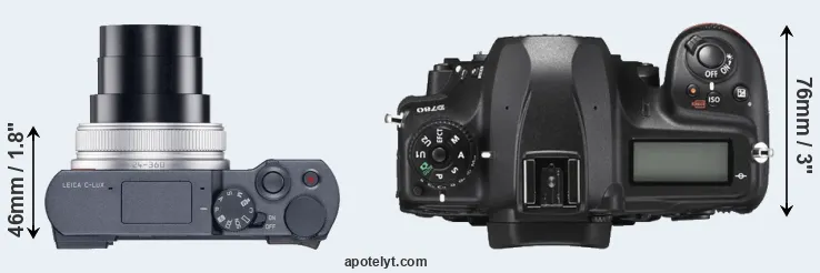 Compare C-LUX versus D780 top