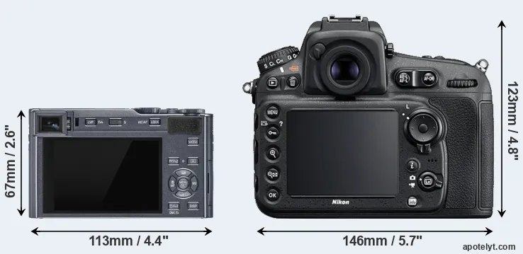 Comparison C-LUX or D810 rear