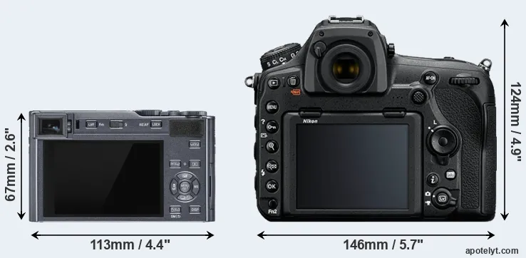 Comparison C-LUX or D850 rear
