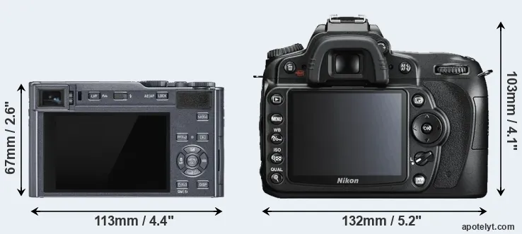 Comparison C-LUX or D90 rear