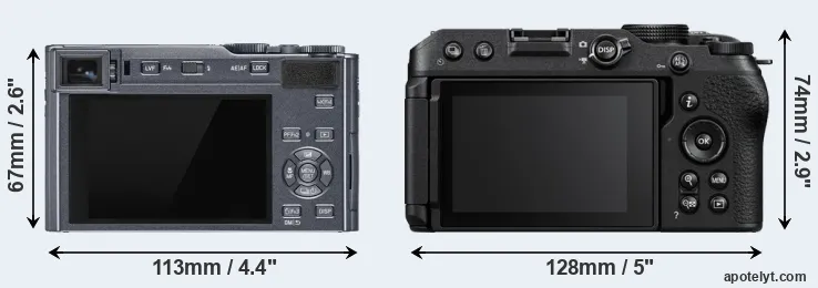 Comparison C-LUX or Z30 rear