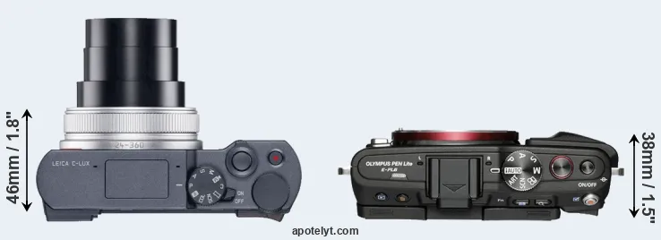Compare C-LUX versus E-PL6 top