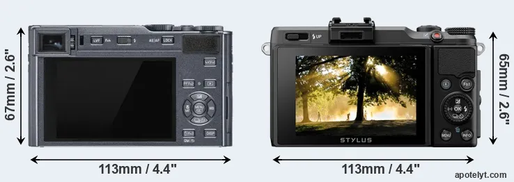 Comparison C-LUX or XZ-2 rear